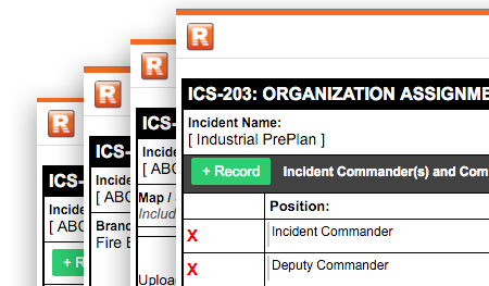 screenshot of Rhodium Incident Management Suite
